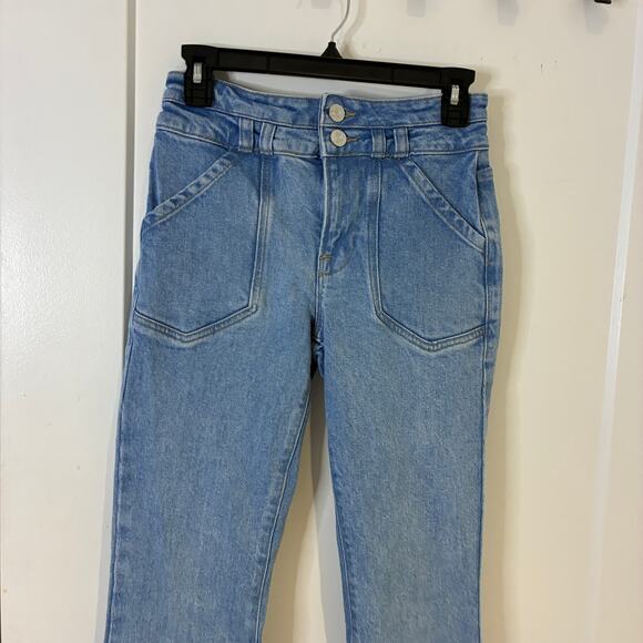 Frame Double Button Flare high-rise jeans in Caye Sz 25 - Picture 7 of 14